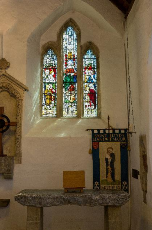 the Lady Chapel at St Illtud's Llantwit Major